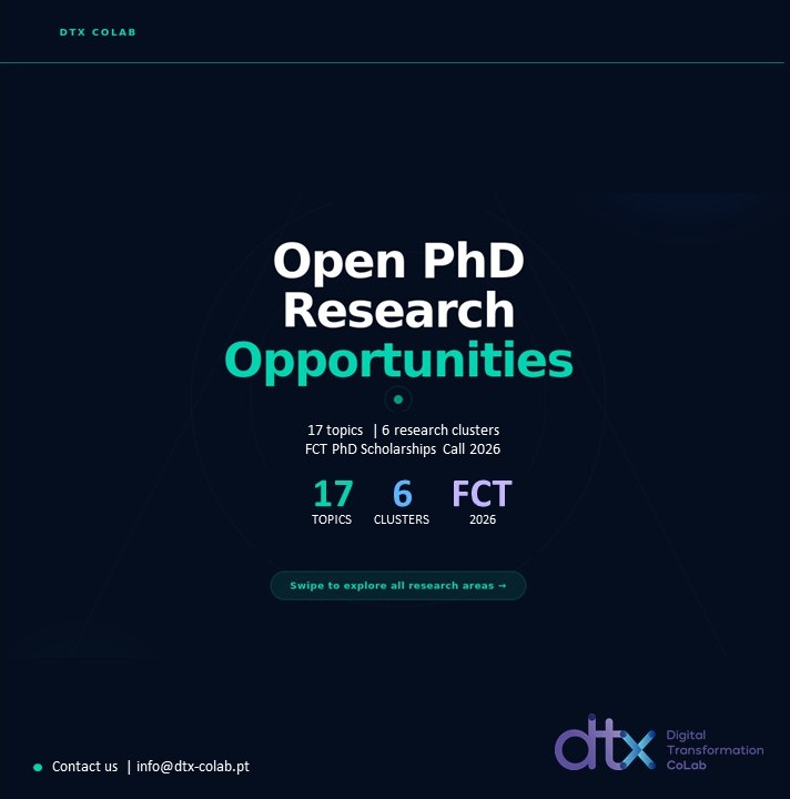 Divulgação de oportunidades de acolhimento para Bolsas de Doutoramento FCT – DTx CoLAB